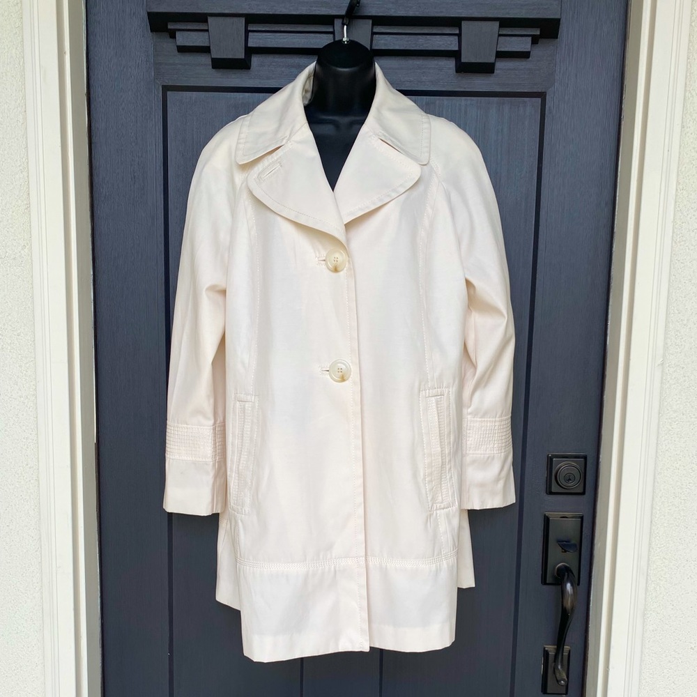 Donatella Ivory Pea Coat Style XL 🌿 D8